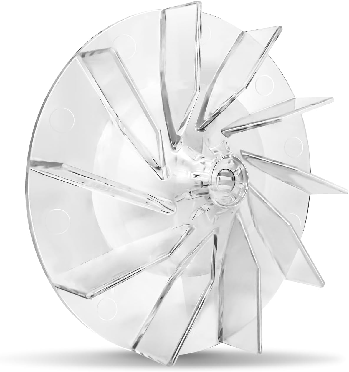 12988SAN Vacuum Cleaner Replacement Fan for Eureka Sanitaire Upright Vac, Fits S657A, S662A, S649A, 4038B, SC675A, S647B, 1950A, S647E, S663D, SC888, Clear Durable Plastic Fan (1-Pack)