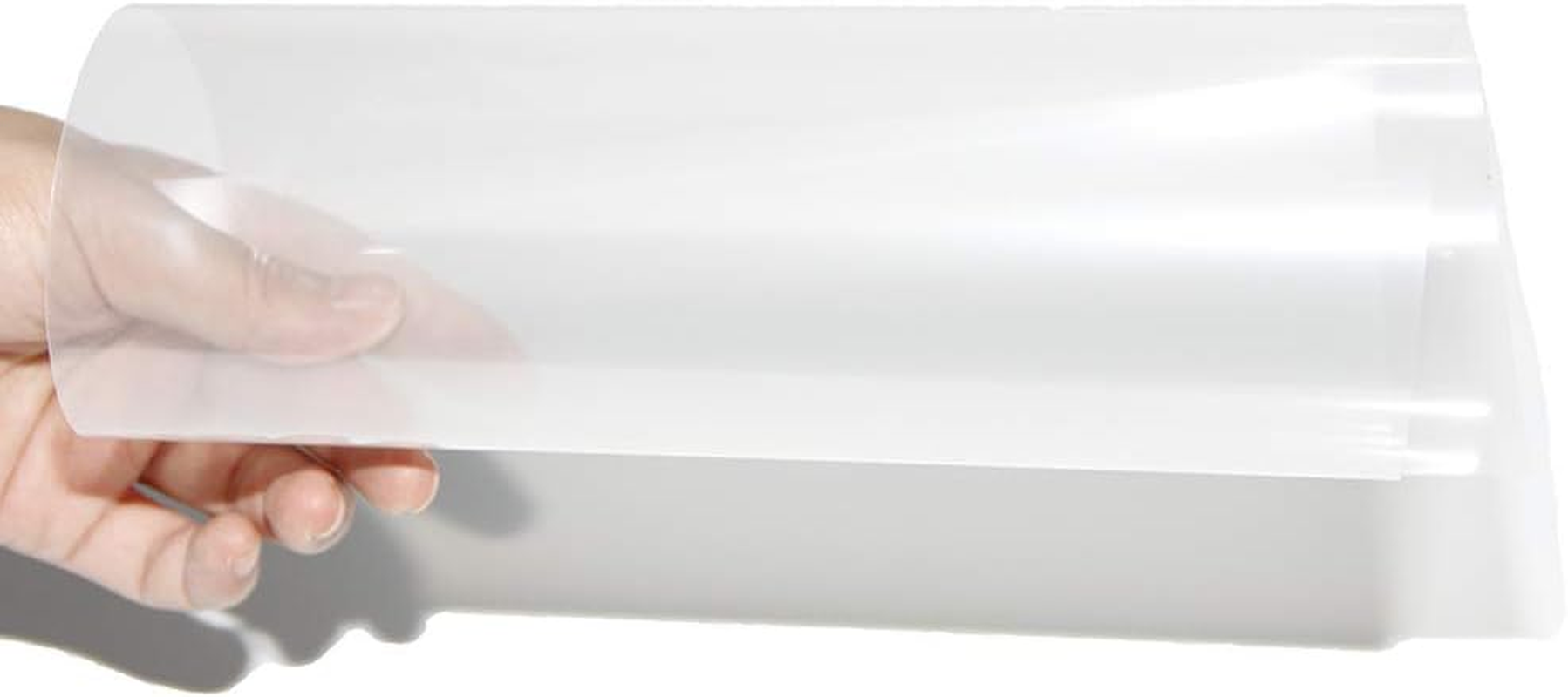 Rear Projector Film Adhesive Holographic Projection Film for Home Cinema and Office Presentation, Clear with a Little Grey, 8.3