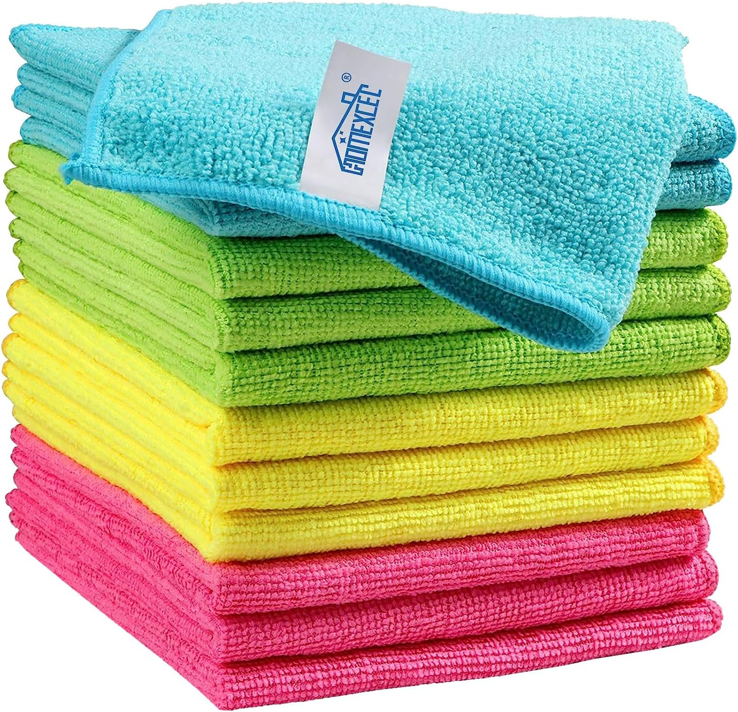 12pcs Microfiber Cleaning Cloth✅Cleaning Rag Towels 4 Color Assorted,11.5