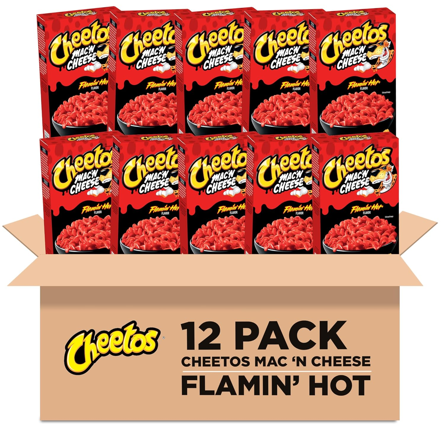 Mac & Cheese Flamin' Hot 5.6Oz Boxes (Pack of 12)