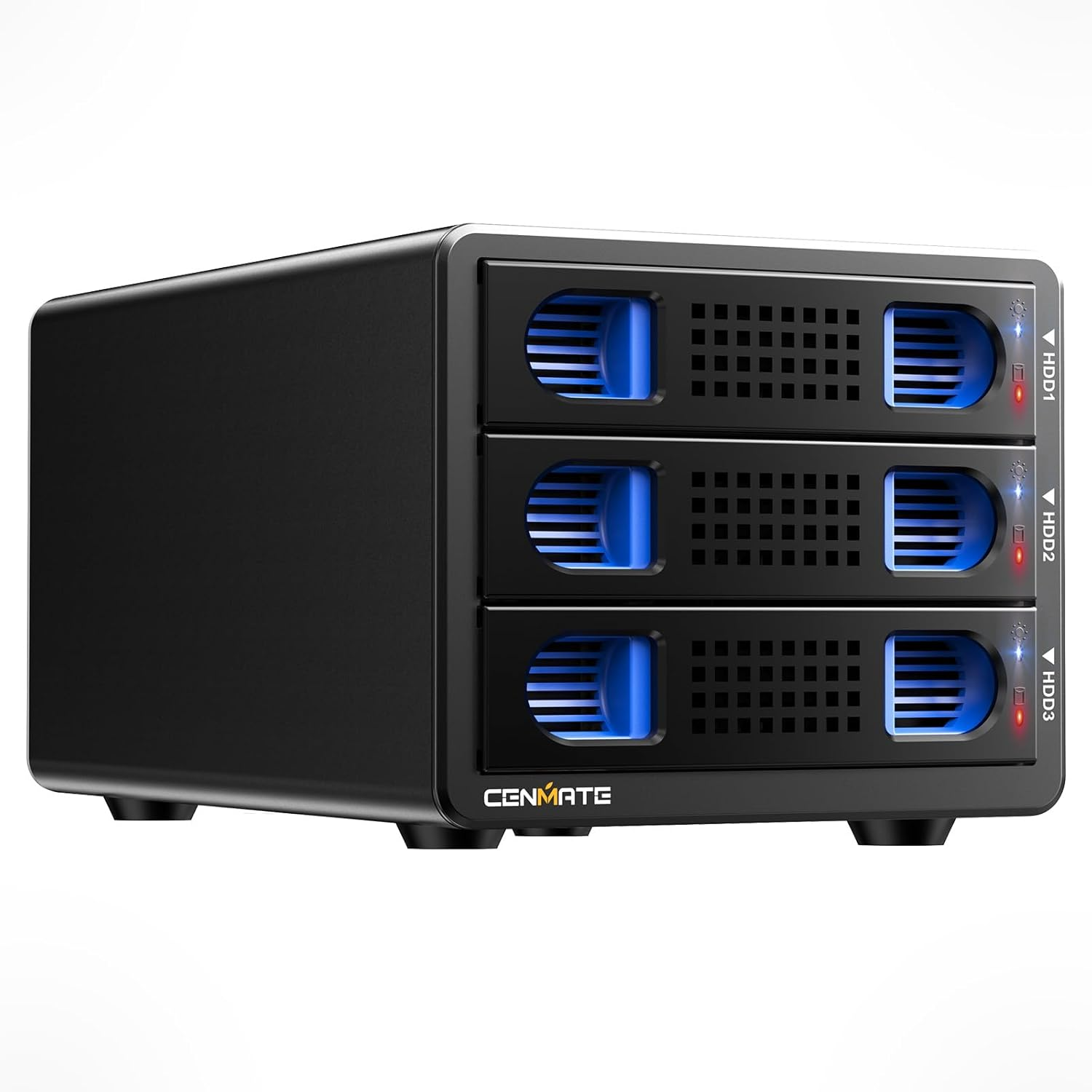 3 Bay Hard Drive Enclosure with Cooling Fan for 2.5“/3.5