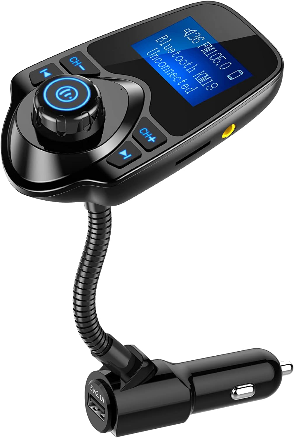 Car Bluetooth FM Transmitter [2024 Upgraded], 1.44