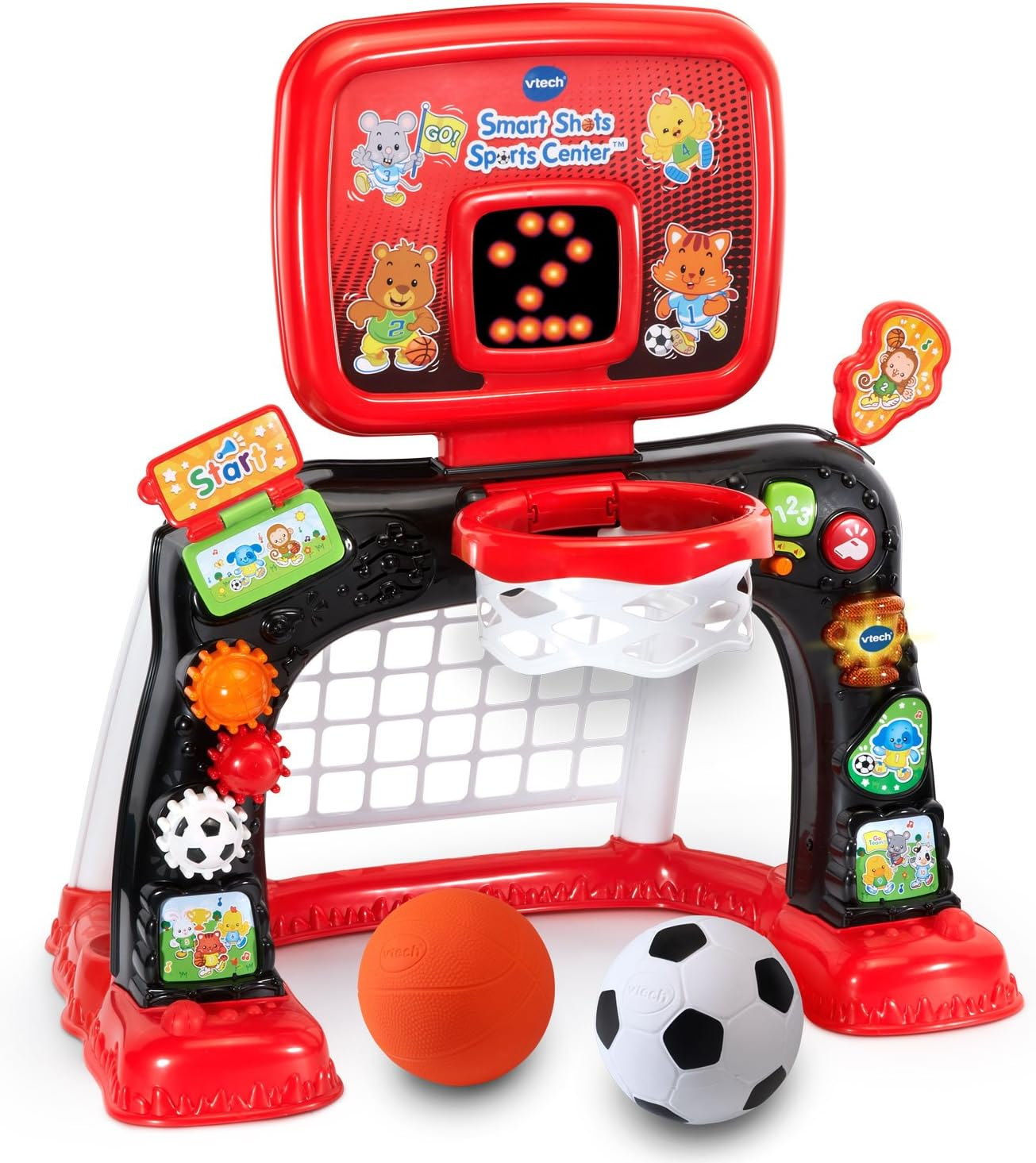 vtech Smart Shots Sports Center , Red - Interactive Sports Game Toy for Kids