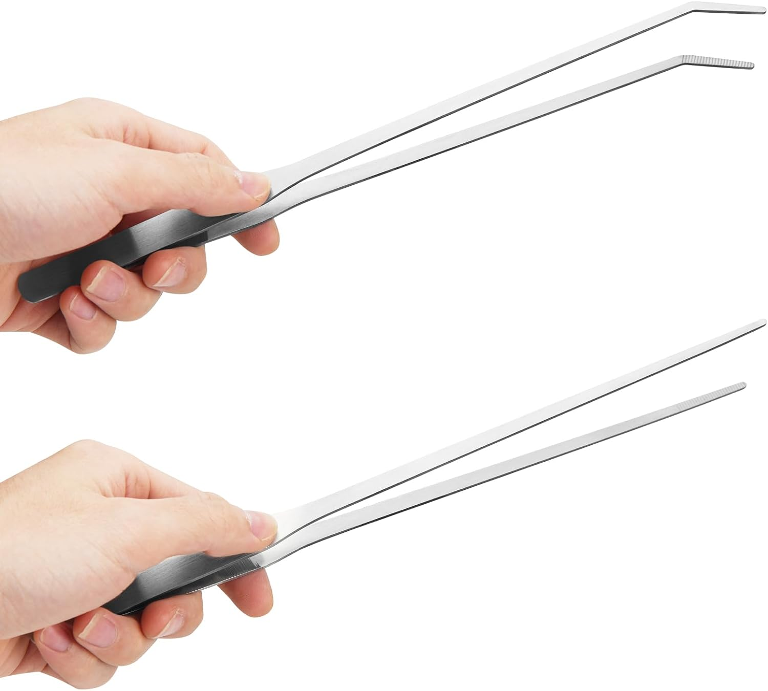 2PCS Long Aquarium Tweezers - 10.6