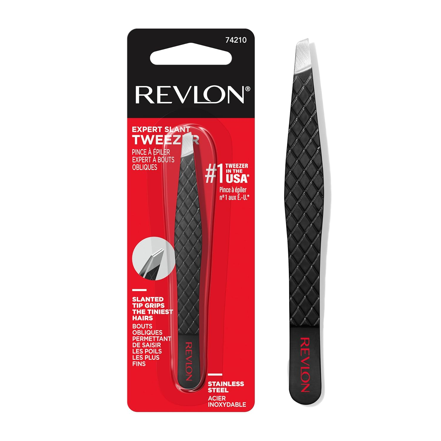 Expert Slant Tweezer – Precision Stainless Steel