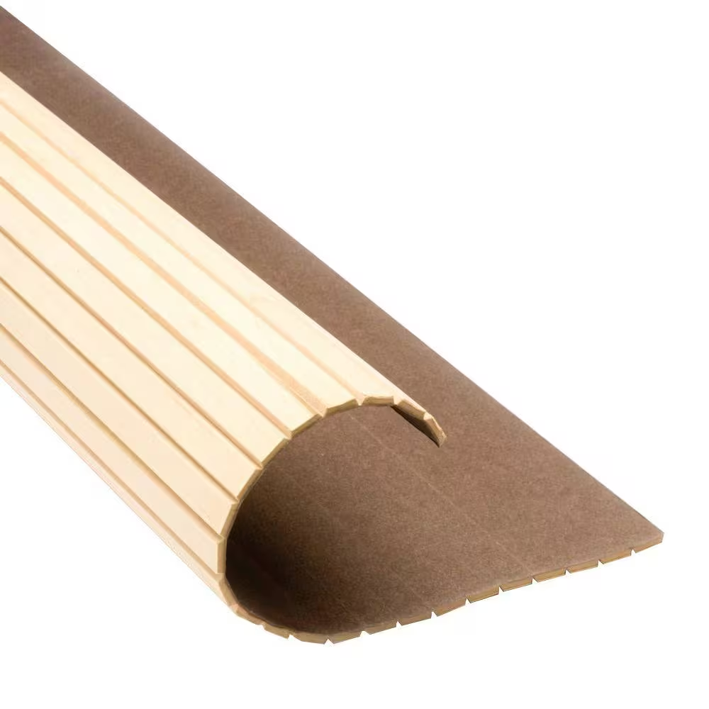96 In. X 48 In. Maple Basement Column Cover
