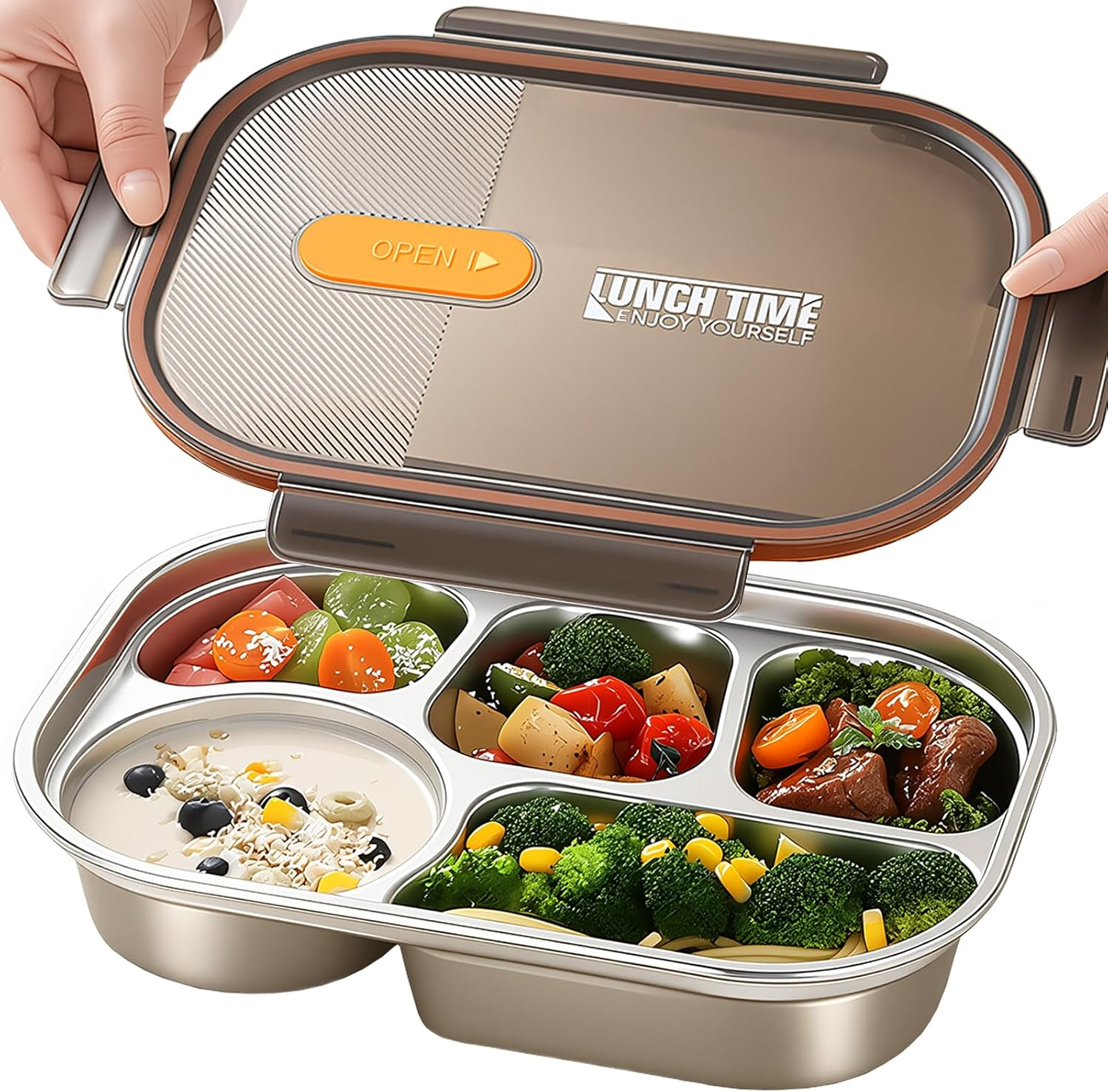 Stainless Steel Bento Lunch Box for Kids