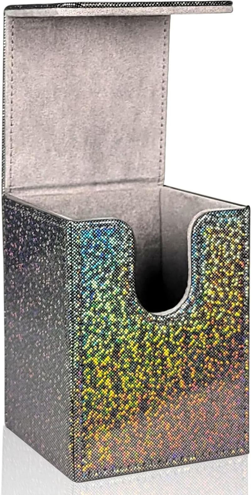 Dmoicols Sparkly Card Deck Box Holds 100+ Single Sleeved Cards ,Leather Card ... - Picture 10 of 19