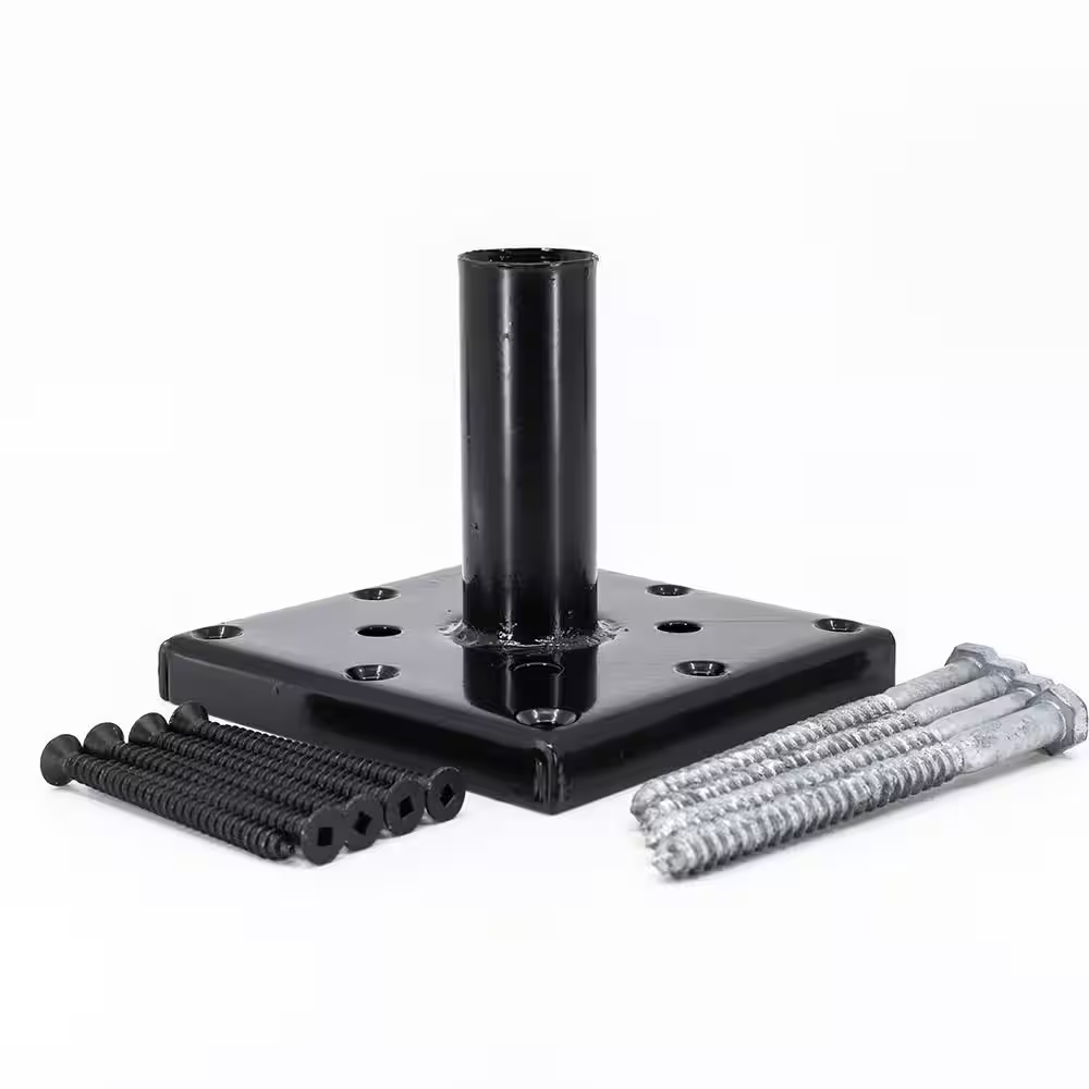 4 In. X 4 In. Steel Post Anchor for Wood