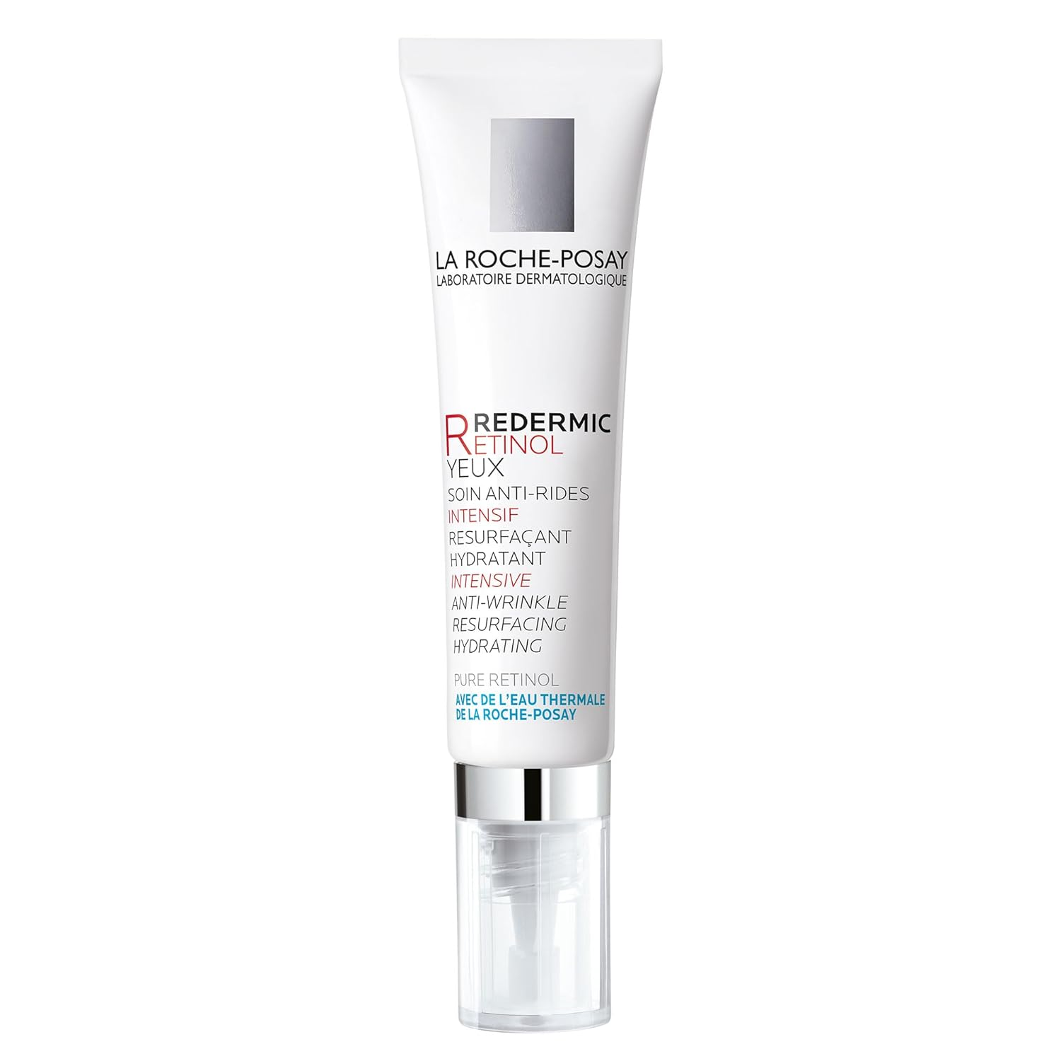 La Roche-Posay Redermic R Eyes Retinol Eye Cream, Anti-Aging Eye Cream to Reduce Wrinkles and Dark Circles with Pure Retinol and Caffeine, 0.5 Fl Oz (Pack of 1)