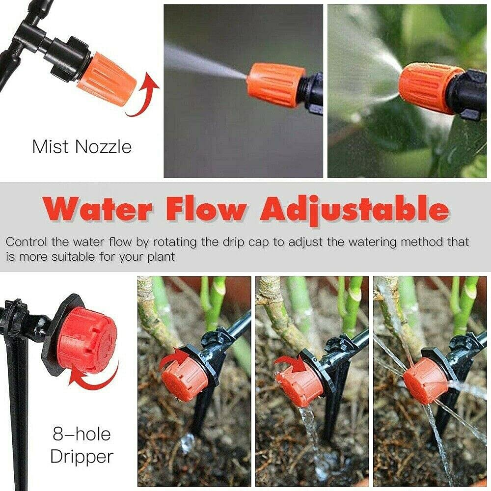 50M Hose Garden Irrigation System with Timer Plant Watering DIY Micro Drip Ki... - Picture 5 of 9