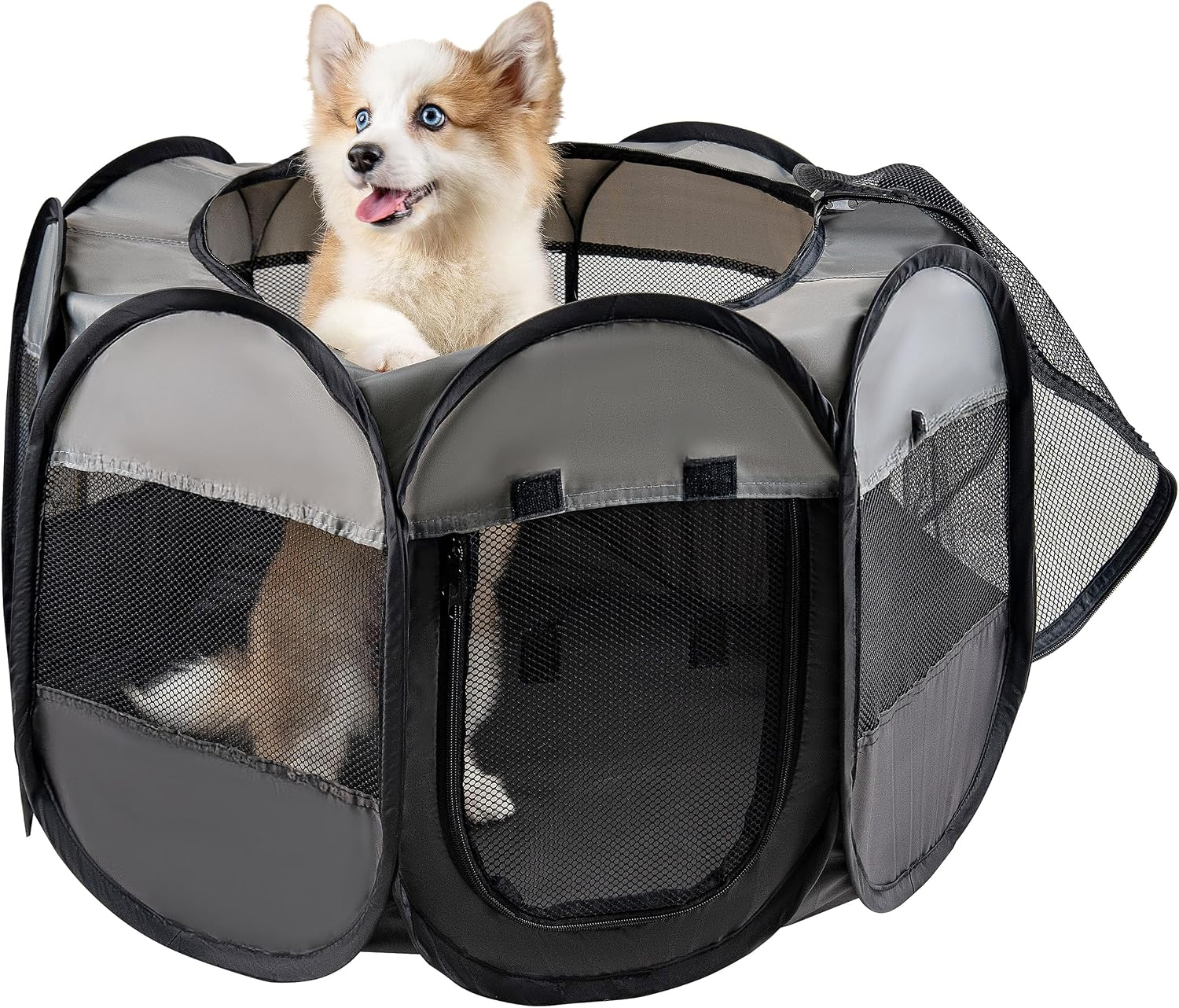 Parque Plegable Para Perros Gatos Conejos Tienda de Portatil Jaula Con Techo