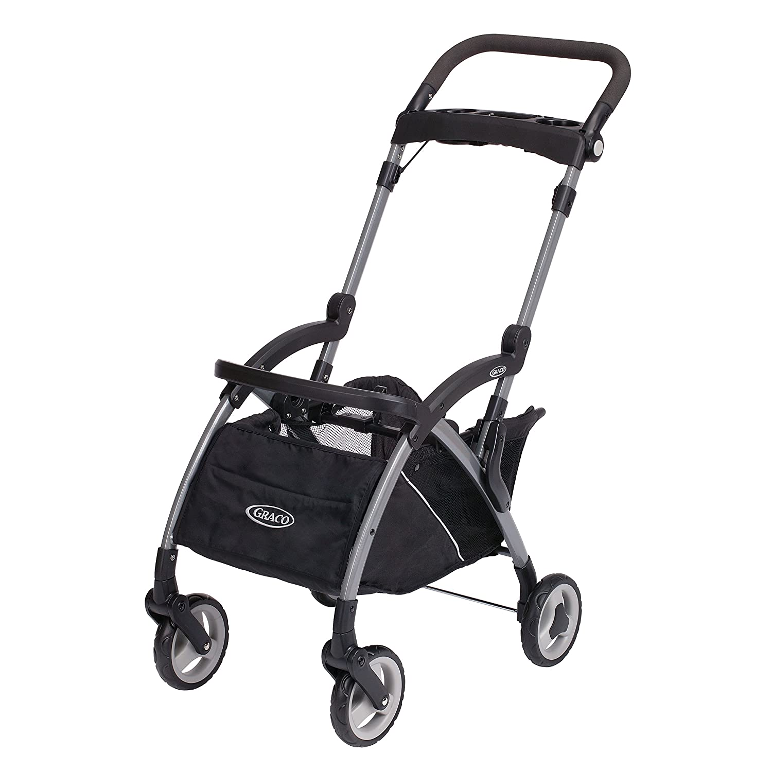 Graco Snugrider Elite Car Seat Carrier, Lightweight Frame, Travel Stroller Accepts Any Graco Snugride Infant Car Seat, Black