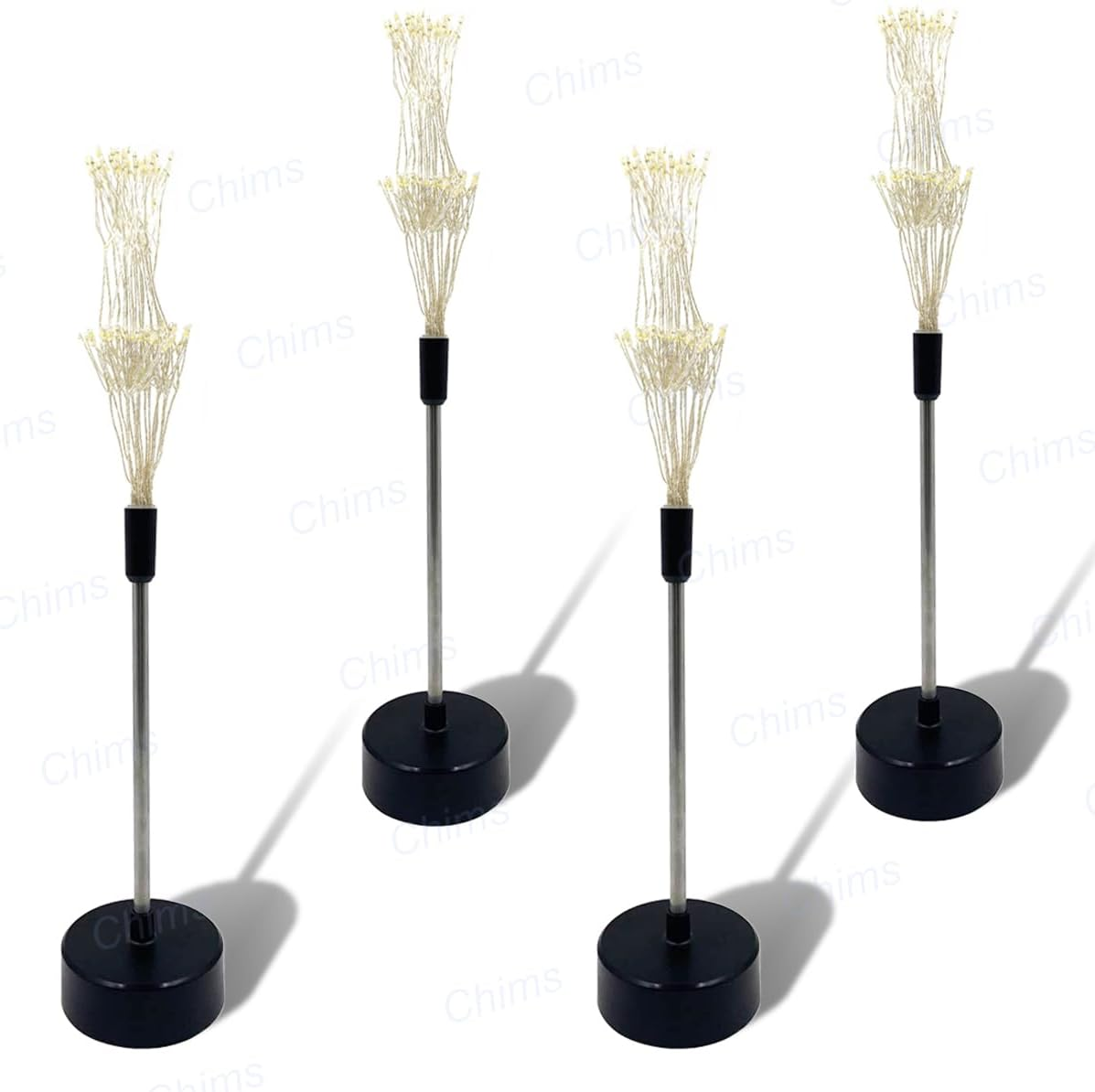 4 Pack Firework Centerpiece Lights,120 LED Fairy Light Banquet Table Centerpiece Lighting Decoration Star Pyrotechnics, Spirit Tree with Remote, for Christmas Party Indoor Decor Gift