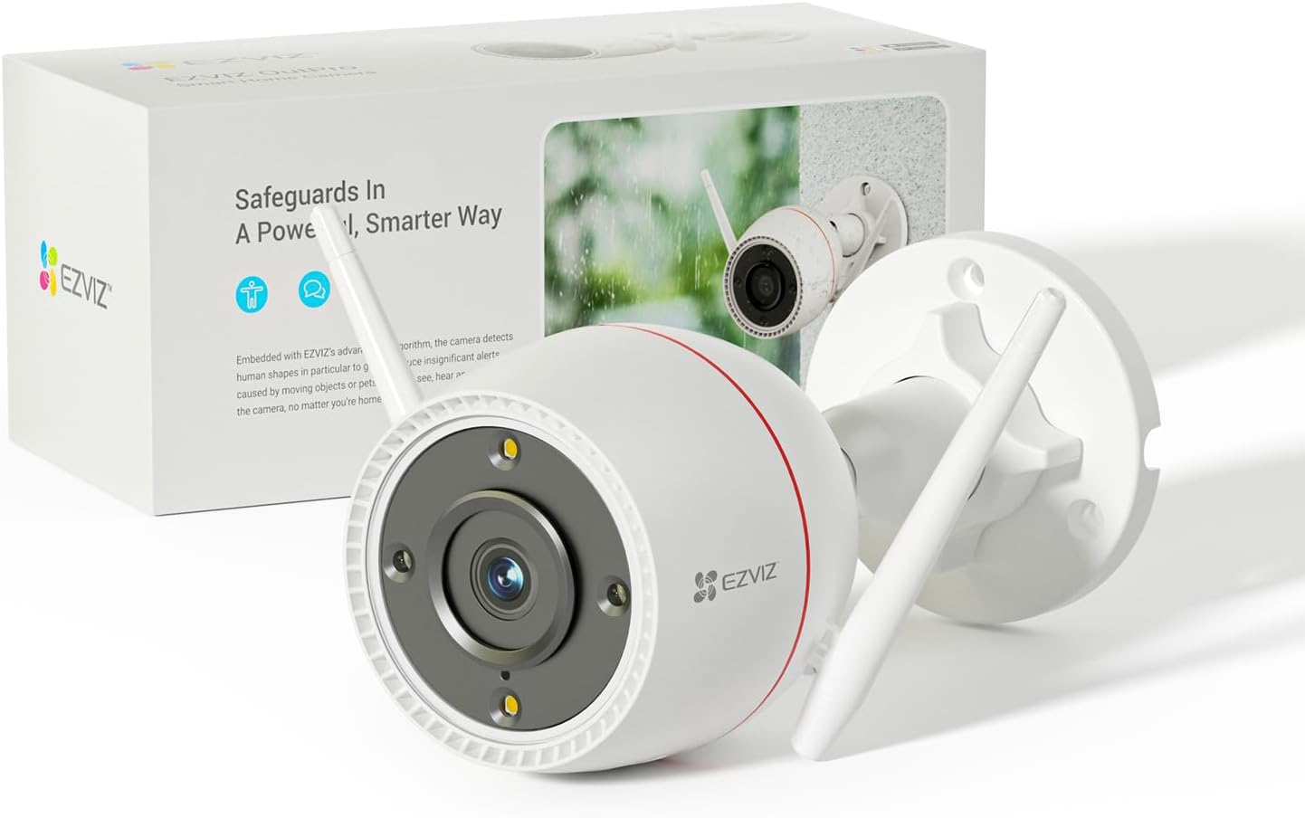 EZVIZ Outdoor Security Camera Wireless, CCTV Wi-Fi Camera, 2K 3MP, C3TN
