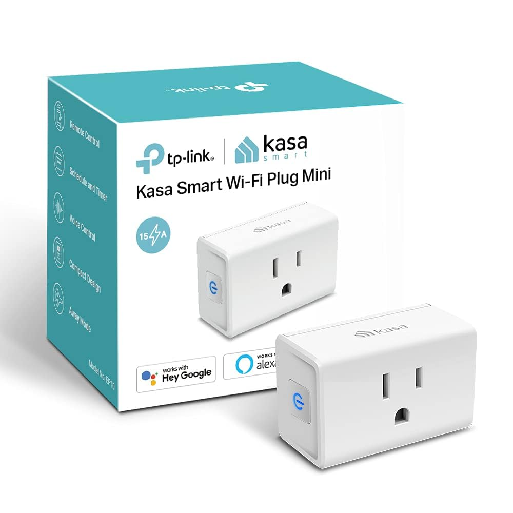 Plug Ultra Mini 15A, Smart Home Wi-Fi Outlet Works with Alexa, Google Home & IFTTT, No Hub Required, UL Certified, 2.4G Wifi Only, 1-Pack(Ep10), White