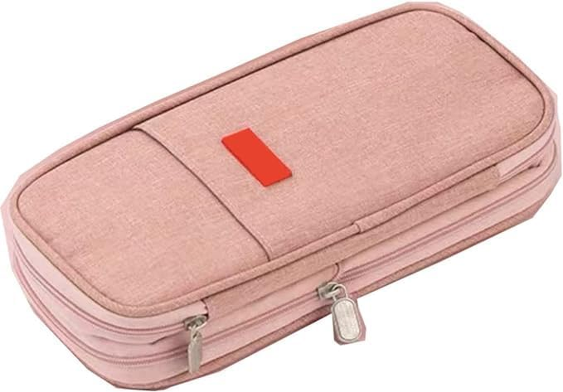 Large Storage Pencil Case Pen Bag with Zipper Big Capacity Pouch Organizer for Office Travel Holder Box