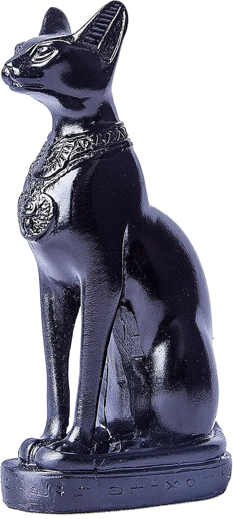 Egyptian Cat Goddess Bastet Statue Egyptian Décor 1PCS(4.2 Inches Black)