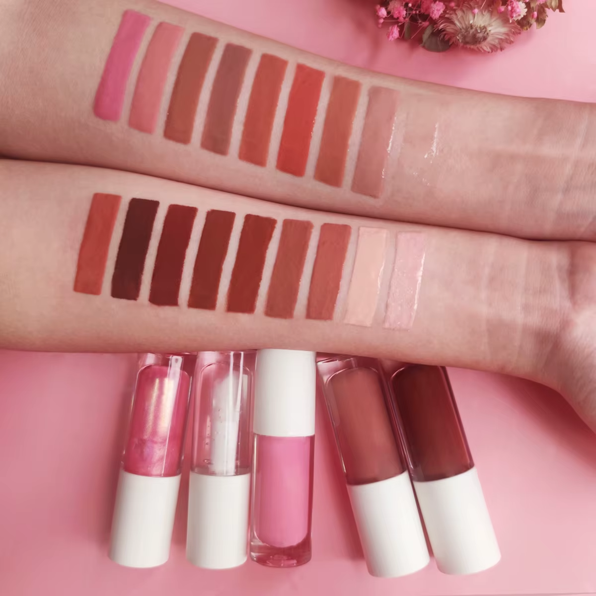 Hottest Creamy Lipgloss Clear Nude Color Lipgloss with High Quality Lipgloss Packaging Box