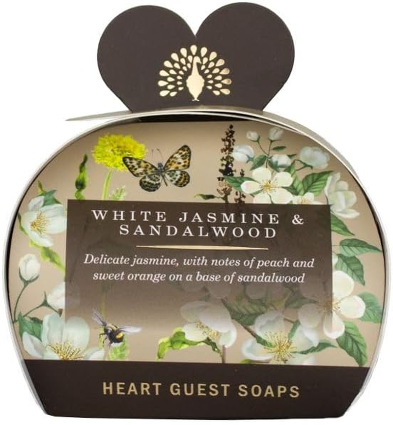 The English Soap Company Packed Guest Soaps, Sandalwood Shea Butter Heart Sha... - Picture 8 of 13