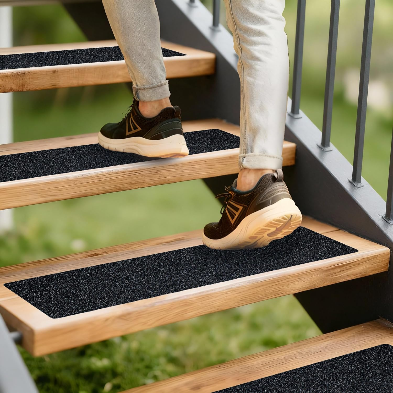 Lifegrip Outdoor Stair Treads Non-Slip 12 Pack, 6