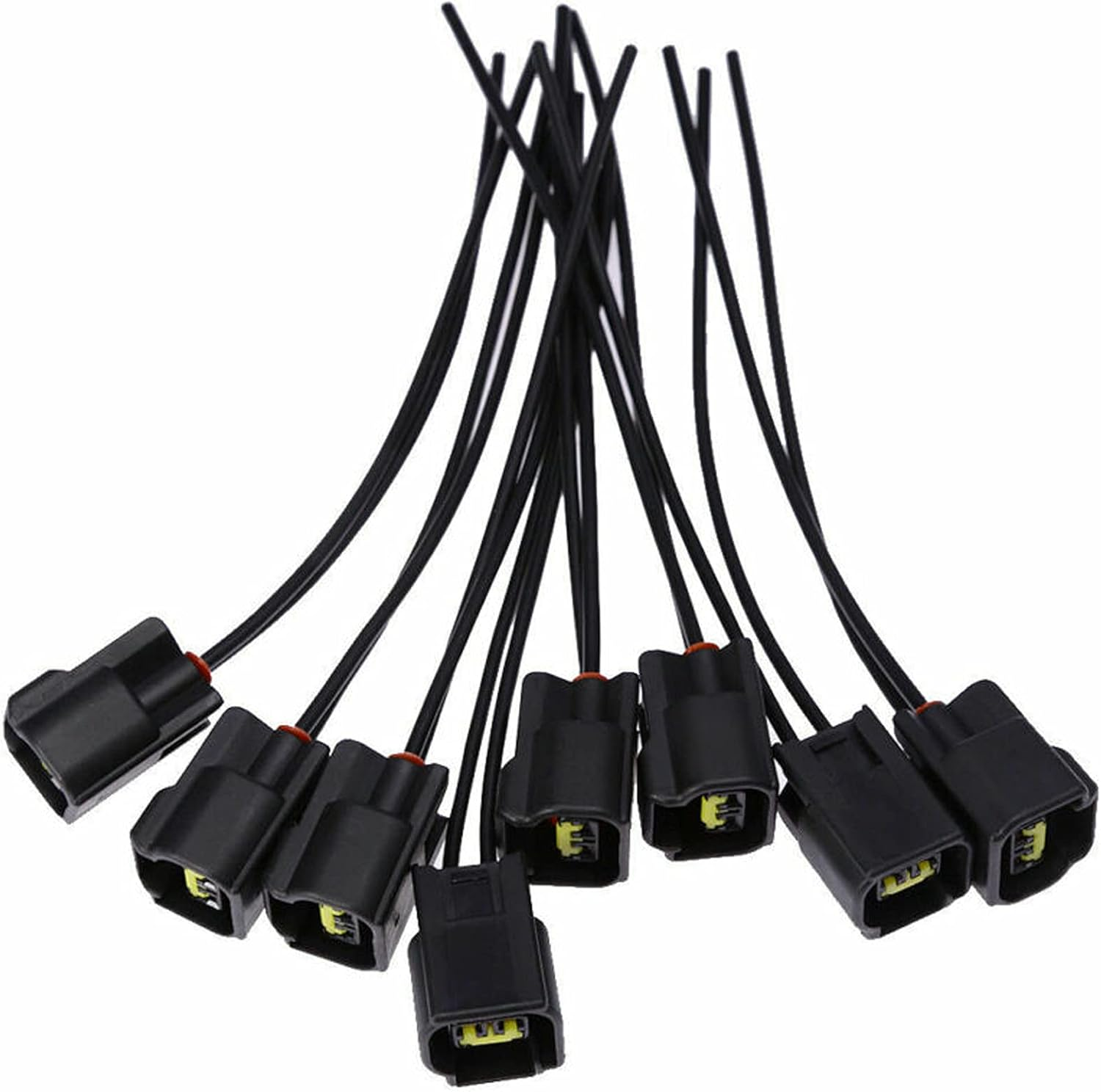 8 Pack Ford Ignition Coil Connector Plug Harness Compatible with Ford Ignition Coil Harness Ford 4.6L 5.4L 6.8L Mustang Cobra SVT F150 F250 E150 and Lincoln Mazda Suzuki