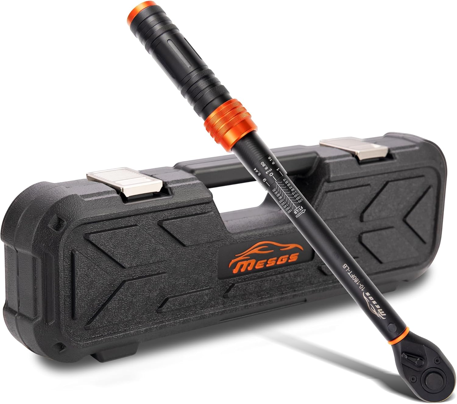 1/2-Inch Drive Click Torque Wrench, 10-180 Ft-Lb/13.6-244.0 Nm