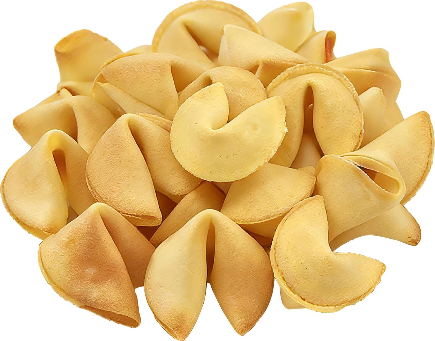 Fortune Cookies, Approx 48 Count, Vanilla Flavor, Fortune Cookies Individually Wrapped Bulk, Individually Packed Crisp Cookies with Fun, Traditional Chinese New Year Fortune Cookie