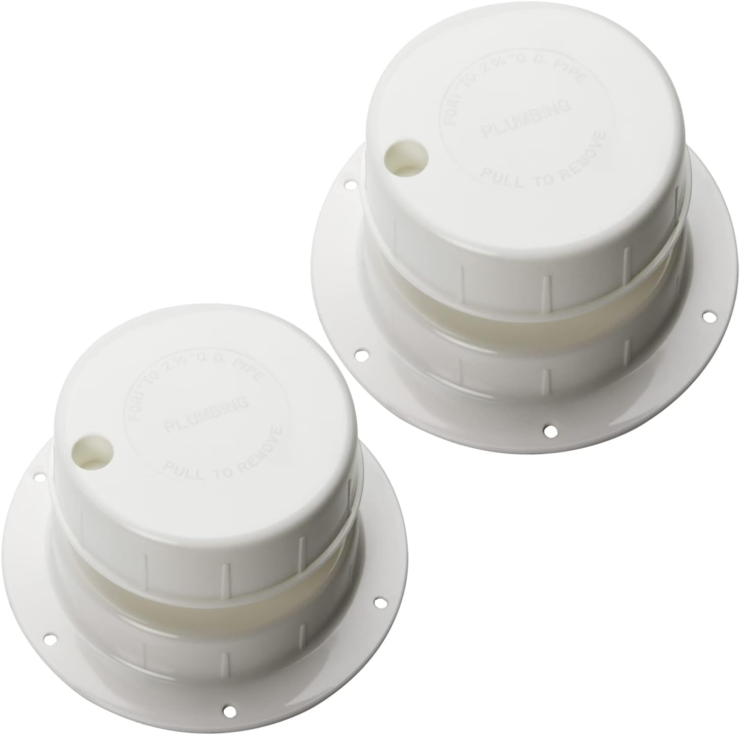 RV Plumbing Vent Cap Set of 2, Sewer Vent Cap, Plastic Roof Cover -2PK