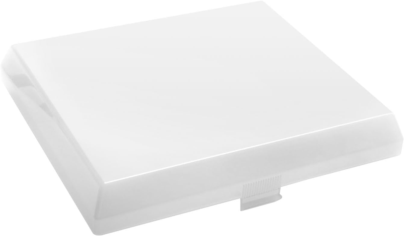 AP5609551 Bathroom Fan Light Cover Fits for Broan Nutone Bathroom Vent Fan Light Lens Cover, Replaces for Kenmore S97011813 Exhaust Fan Light Cover, Fits Any Model 8'' X 7'' Light Cover - 1 Pack