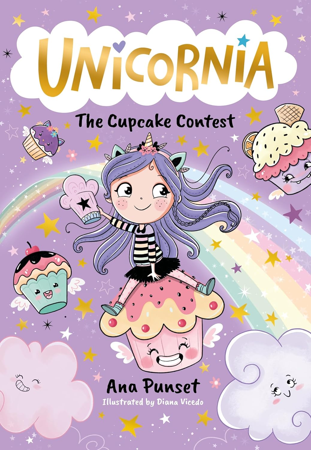 Unicornia: the Cupcake Contest: the Bestselling Illustrated Magical Unicorn Series for Kids Aged 5-8, Perfect for Budding Bakers