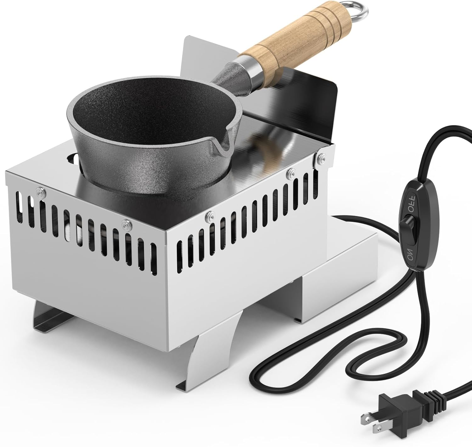 Electric Lead Melting Pot for Fishing Weight Molds and Bullet Casting Molds, Max