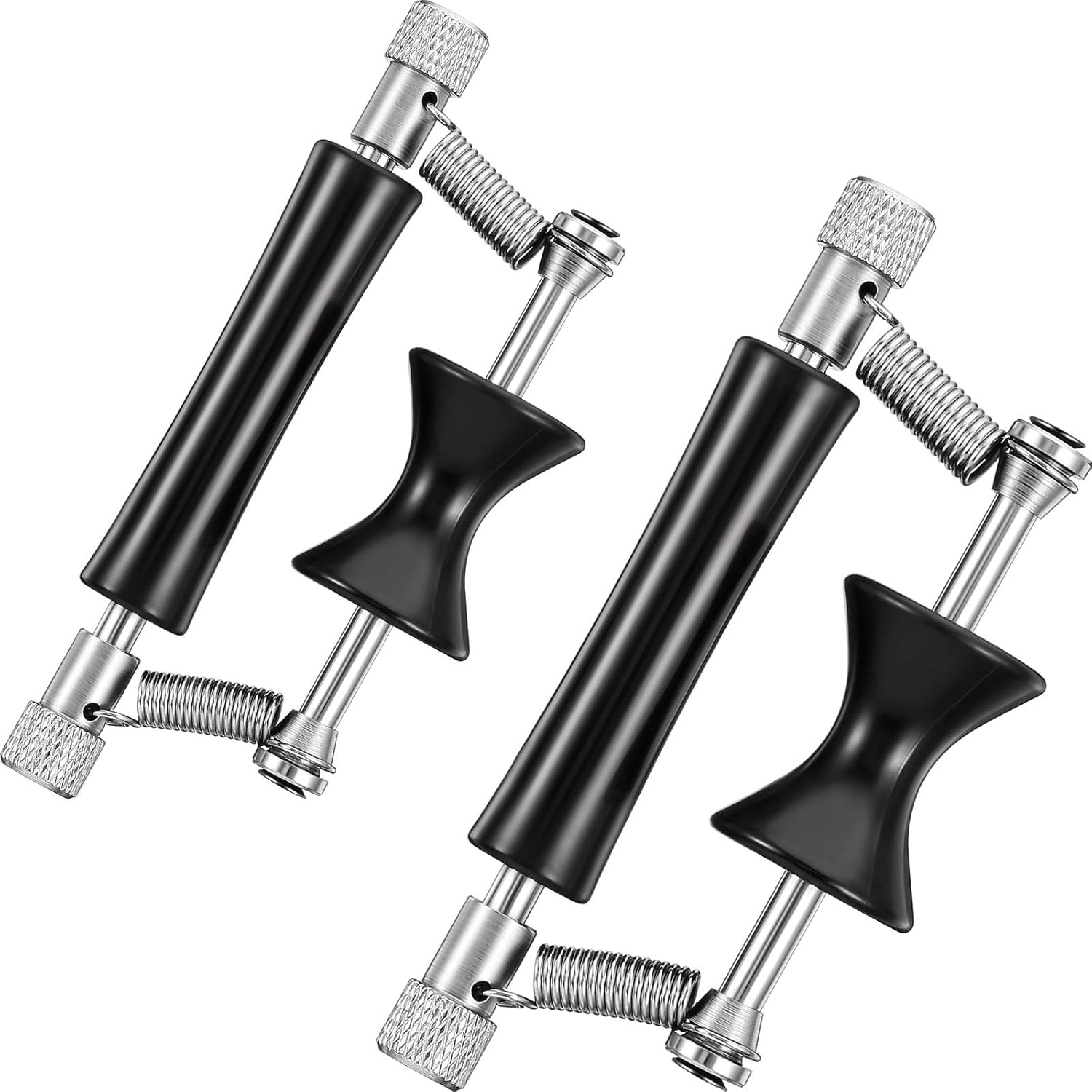 2 Pack Guitar Rolling Capo Sliding Adjustable Rubber and Stainless Steel Capo for Tuning Tone of String Instruments like Folk Classic Acoustic Electric Guitar Ukulele Mandolin Banjo