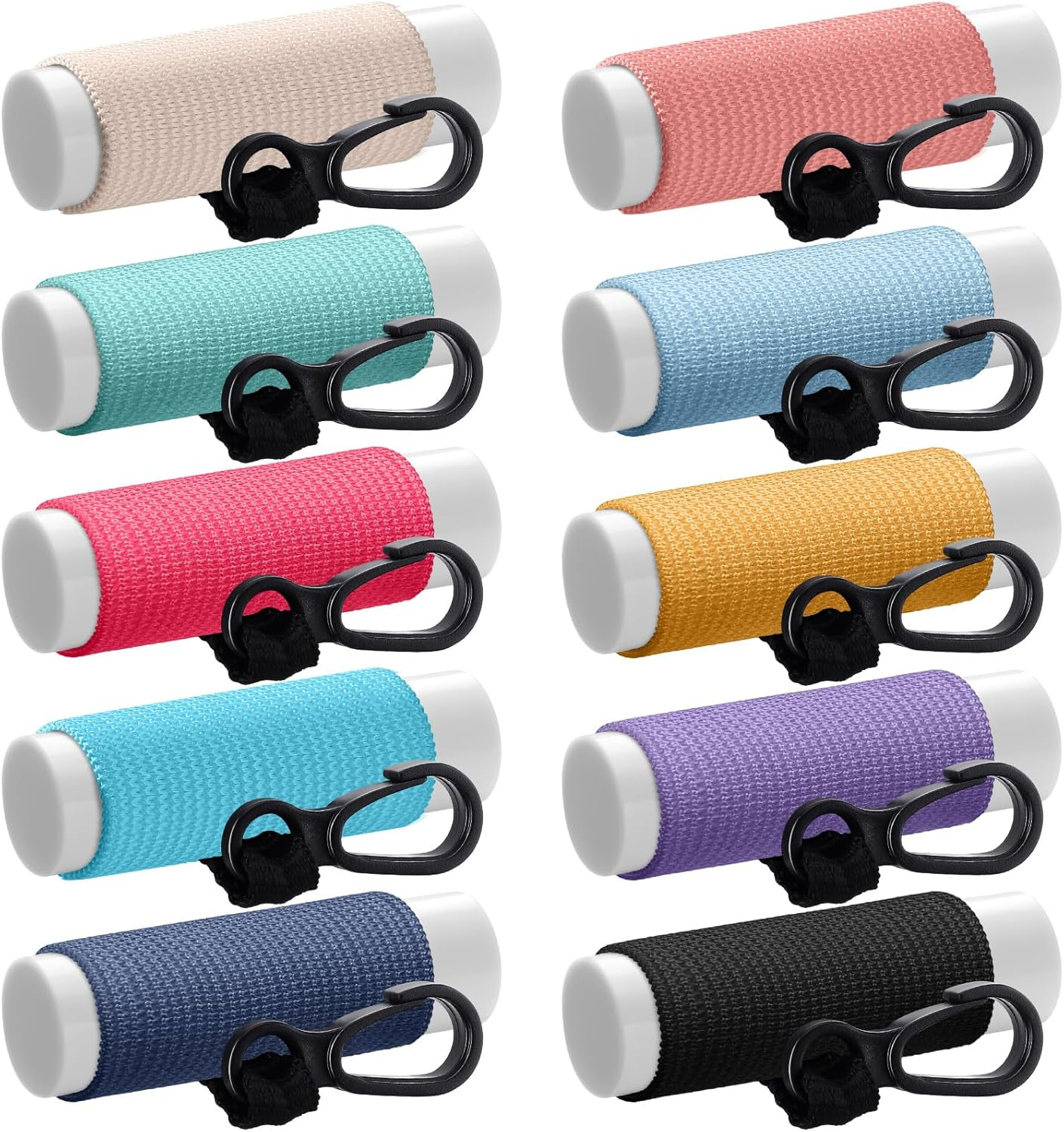 10 Pack Lip Balm Holder Keychain Compact Clip On lipstick Holder Lip Gloss Ho... - Picture 8 of 17