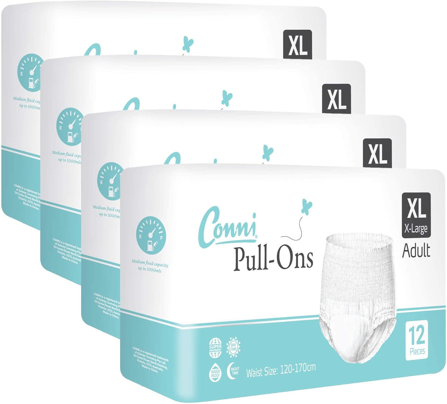 Conni Pull-ons, Disposable Adult Absorbent Briefs for full void incontinence,... - Picture 7 of 15