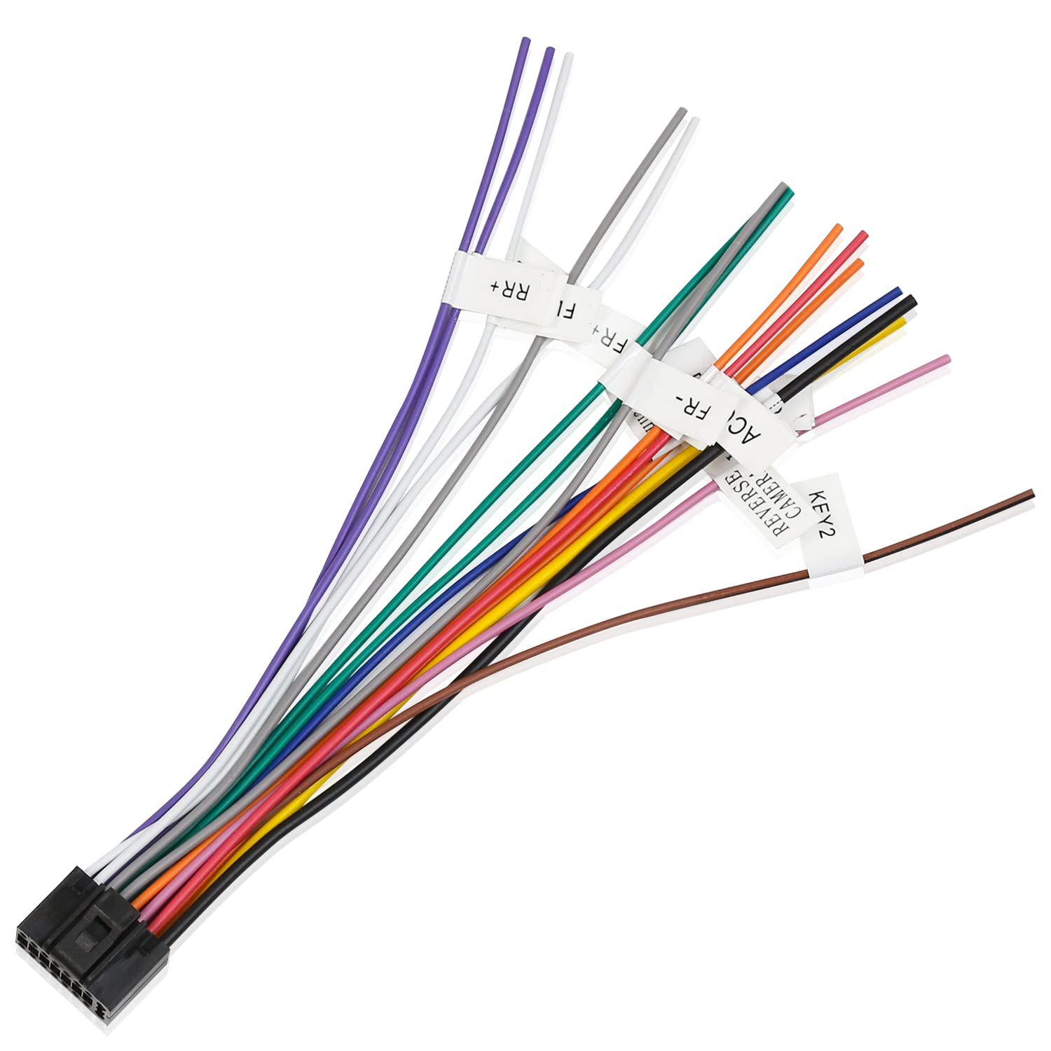 Adaptador De Arnes De Cableado Para Radio Android Conector Y Etiquetas Completas