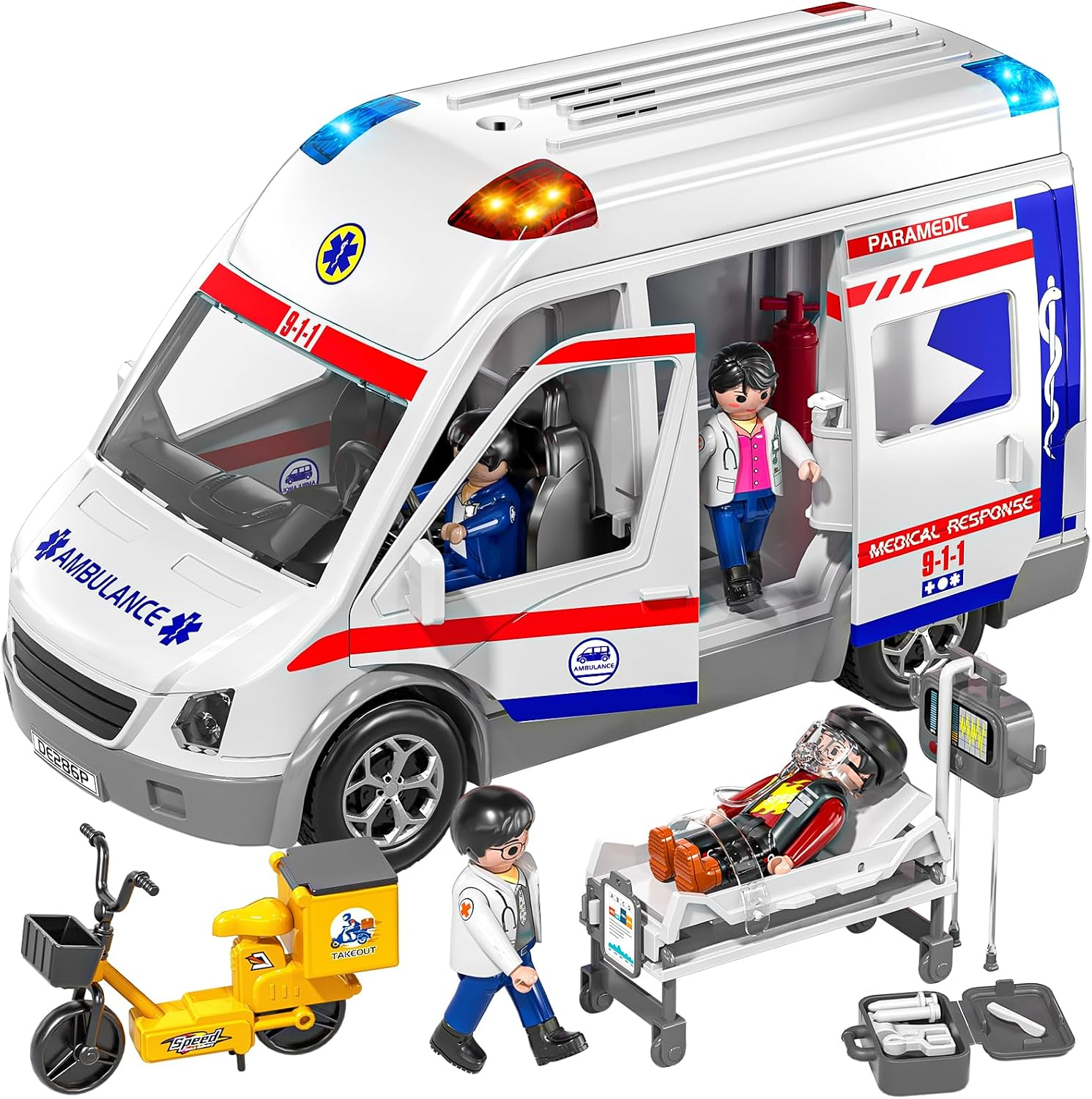 Emergency Vehicle Toy Ambulance for Kids