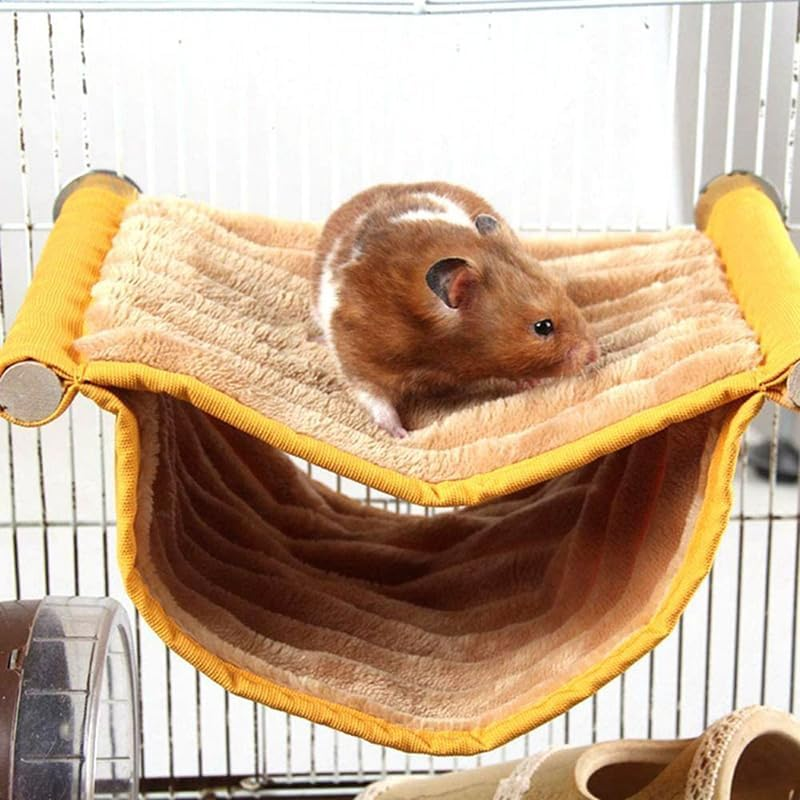 AIMALL Soft Plush Bird Nest Bed Double-Deck Hanging Hammock for Parrots and B... - Picture 8 of 12