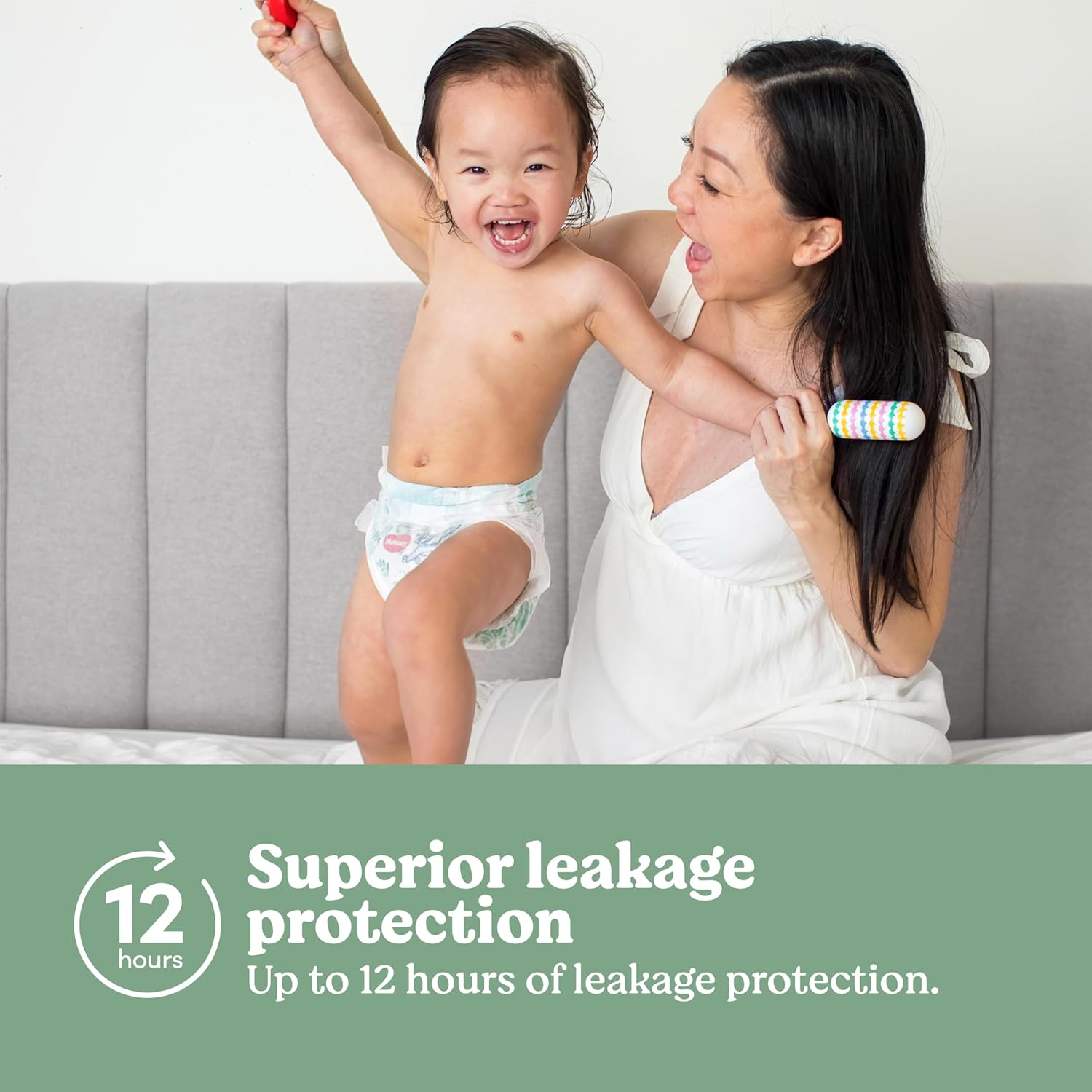 Huggies Pure Care Nappies Size 4 (10-15kg) 58 Count (Packaging May Vary) - Picture 9 of 14