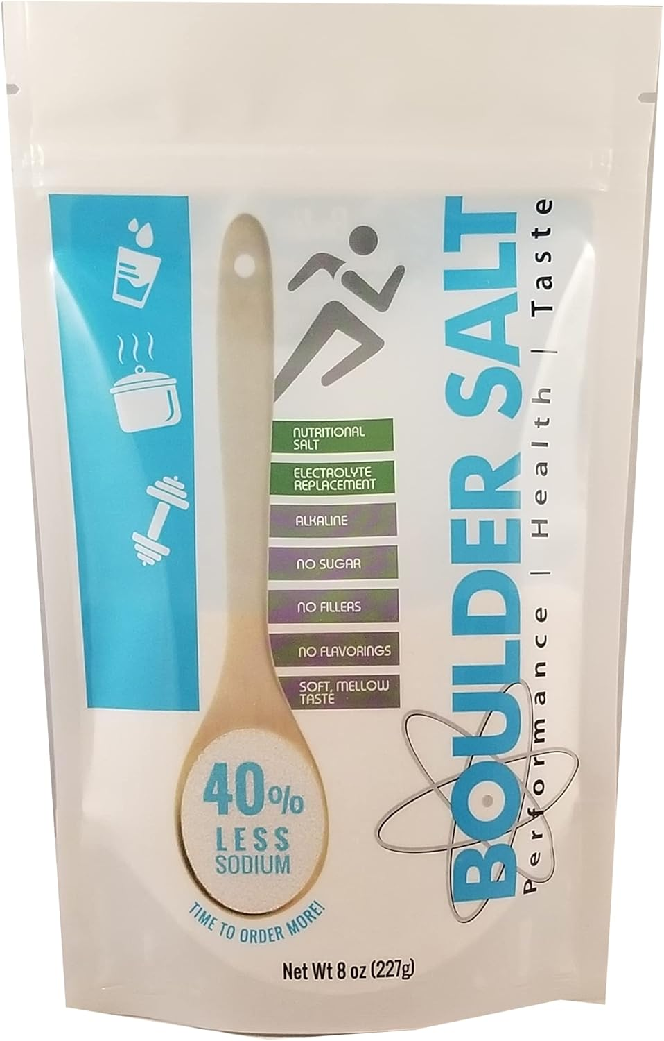 Low Sodium Salt - Potassium Magnesium Salt - Electrolyte Salts - Unflavored - 8oz - Tastes Good on Food or in Water. 113 Servings.