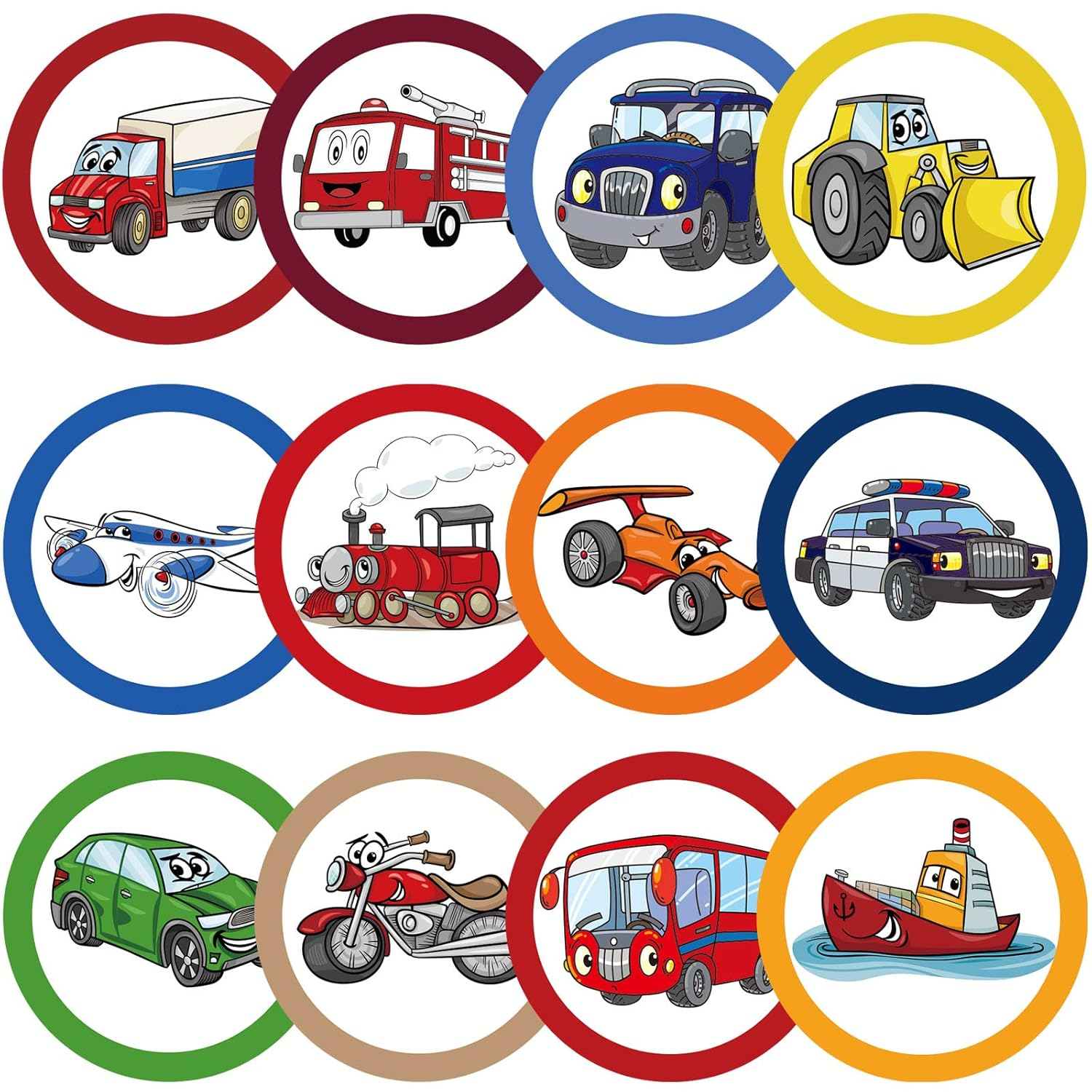 Chinco 120 Pcs Pee Targets for Boys Training Toilet Tinkle Flushable Paper Stickers You Pee on Boys Potty Training Targets Potty Aids Flushable Chart for Toddlers Use(Cars Styles)