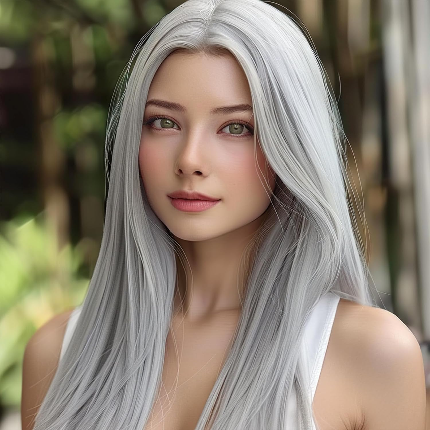 BERRYLION Long Straight Wig|Synthetic Long Wigs for Women|Cosplay Wig for Fas... - Picture 2 of 5