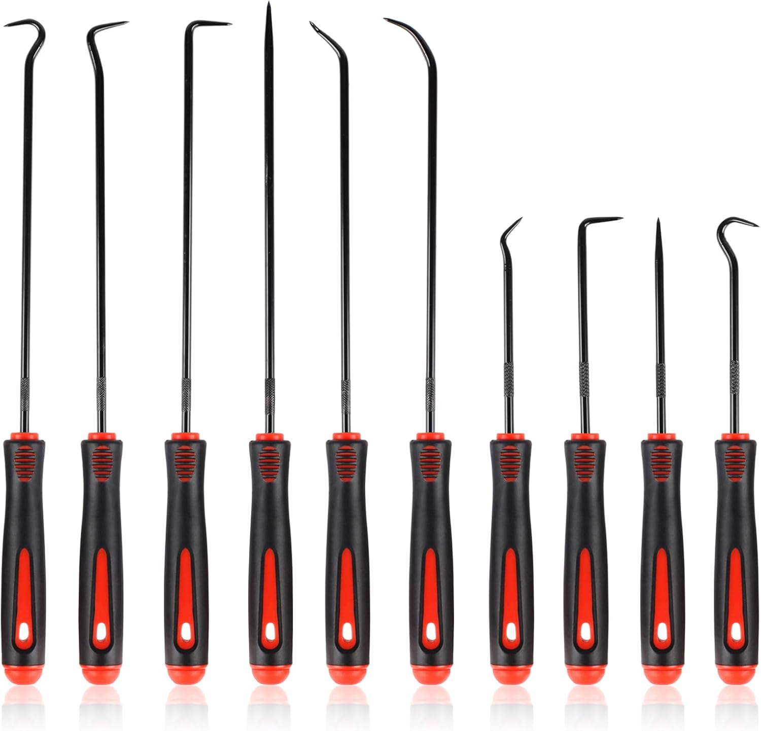 10Pcs Hook and Pick Tool Set with Non-Slip Grip Automotive Pick Set for O-Ring