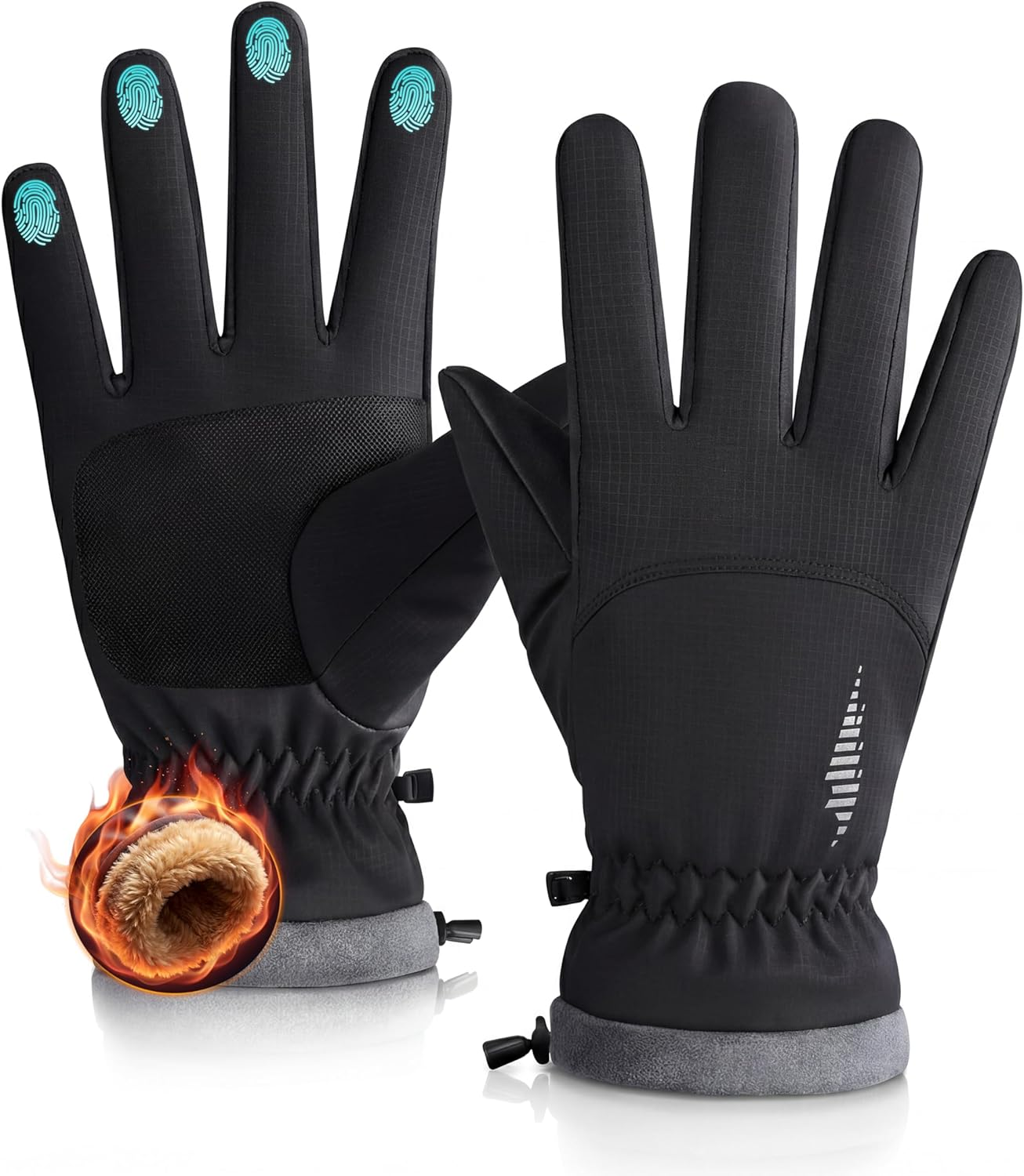 Winter Snow Gloves Waterproof Windproof Thermal Touchscreen Men Women