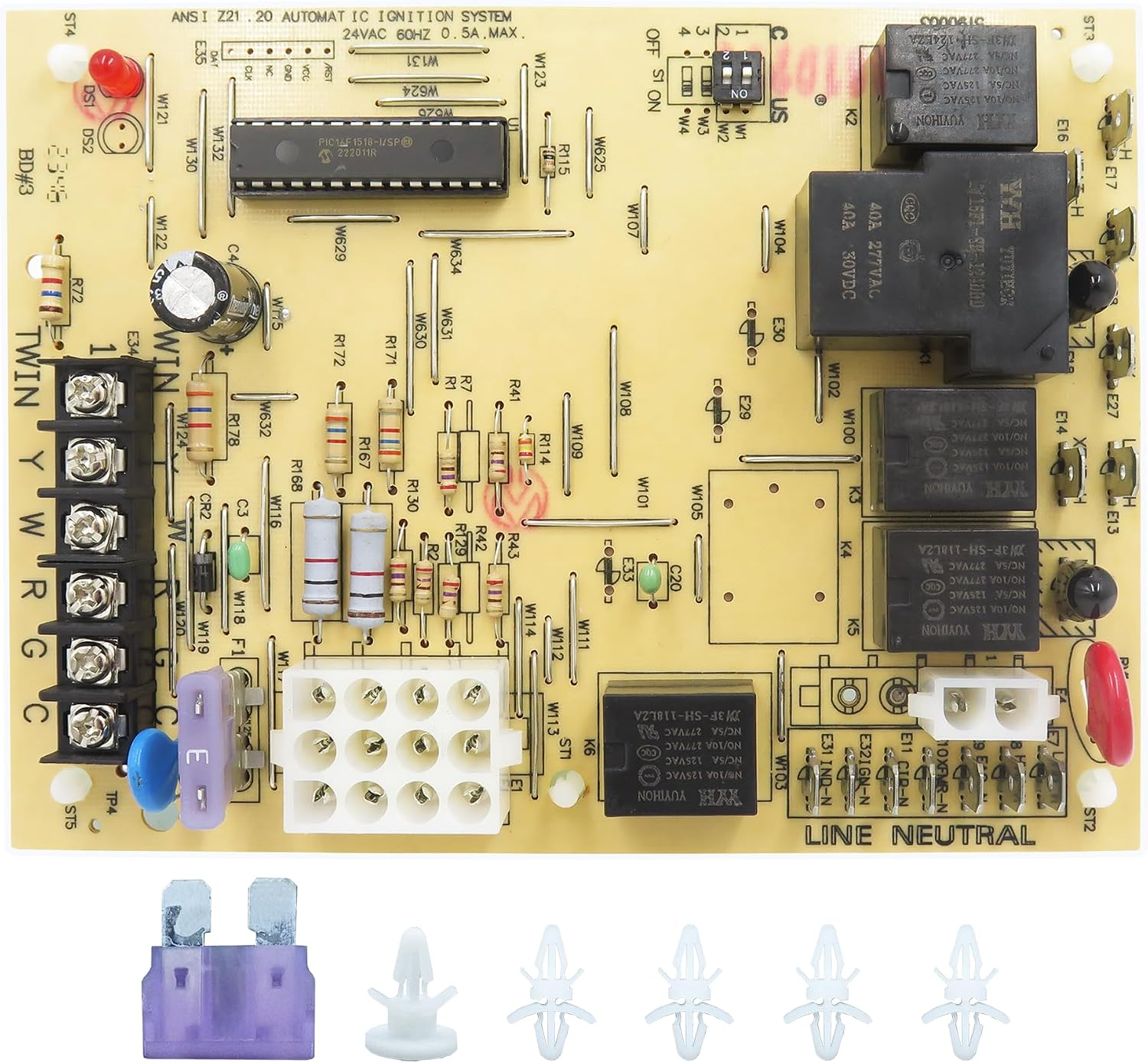 Furnace Control Board 50A55-743,Replacement for Amana/Goodman Furnace Control C