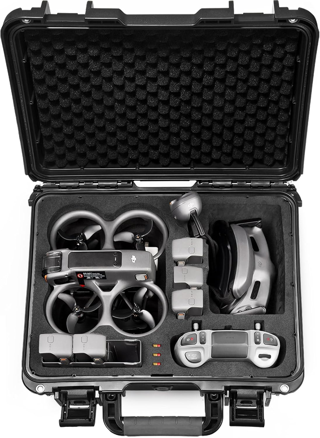Waterproof Hard Carrying Case for DJI Avata 2,Fly More Combo,Goggles 3(NOT for Goggles N3),RC Motion 3,FPV Remote Controller 3 and Accessories(Case Only)