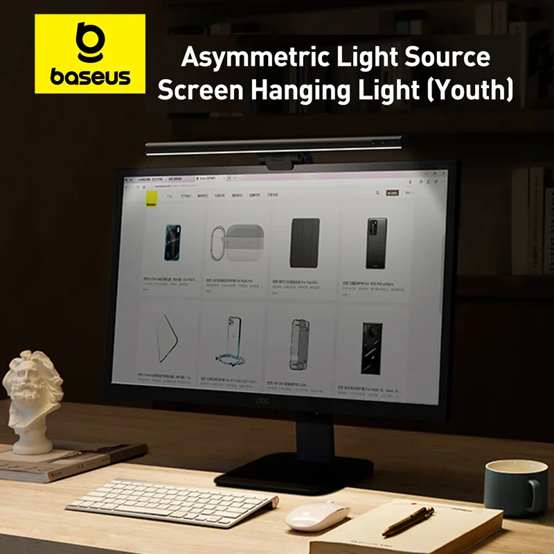 LED Desk Lamp Screen Light PC Computer Laptop Hanging LED Bar Light Table Lamp LCD Monitor Lamp Study Reading USB Light