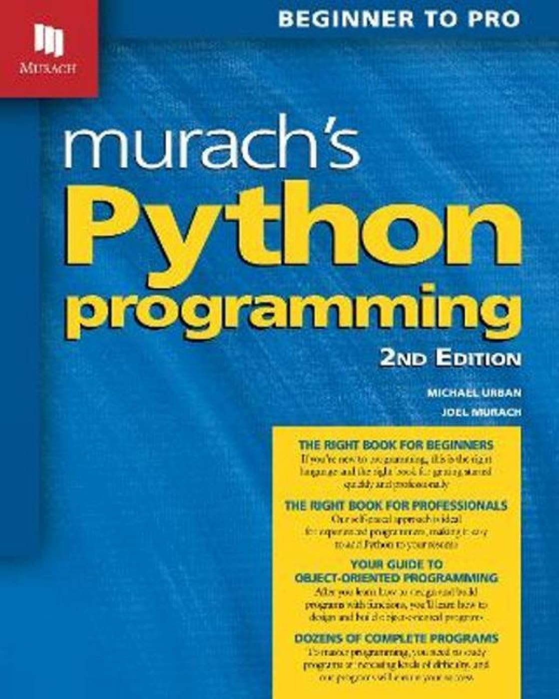 Murach'S Python Programming