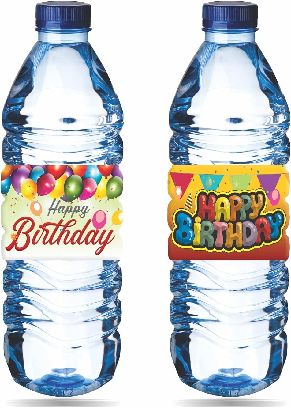 PARTH iMPEX Happy Birthday Water Bottle Labels - (Pack of 100) 8.5" x 2.25" W... - Picture 8 of 14