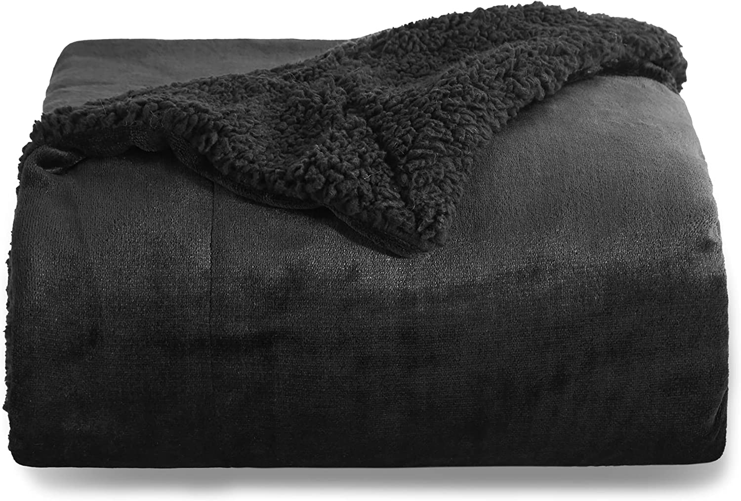 Bedsure Sherpa Fleece Throw Blanket Twin Size for Couch - Thick and Warm Blan... - Picture 2 of 16